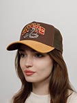 Бейсболка FWS арт. 7761171 TRUCKER CAP DONT WAKE THE SNAKE (коричневый / горчичный)